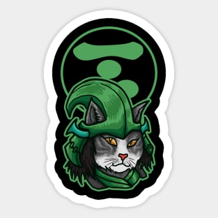 Cat Mori Sengoku Basara Sticker